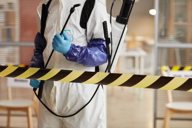 Professional Biohazard technician working in Oxford, FL